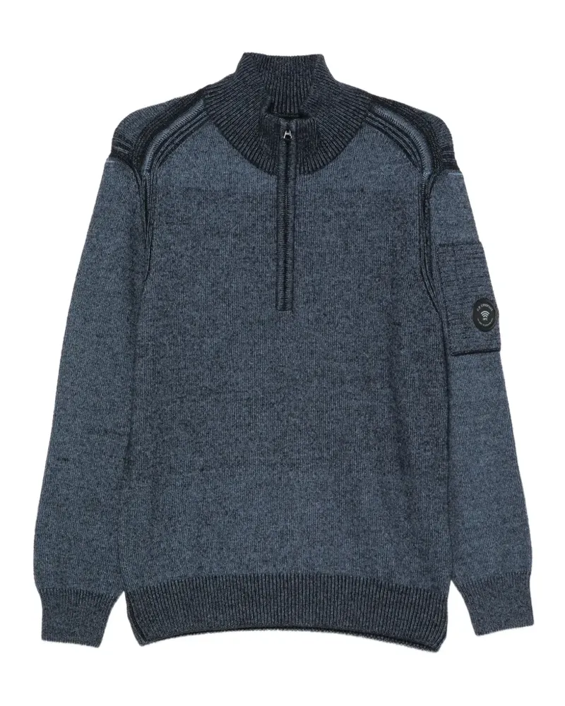 C.P. Company Pullover mit Linsen-Detail - Blau Blau
