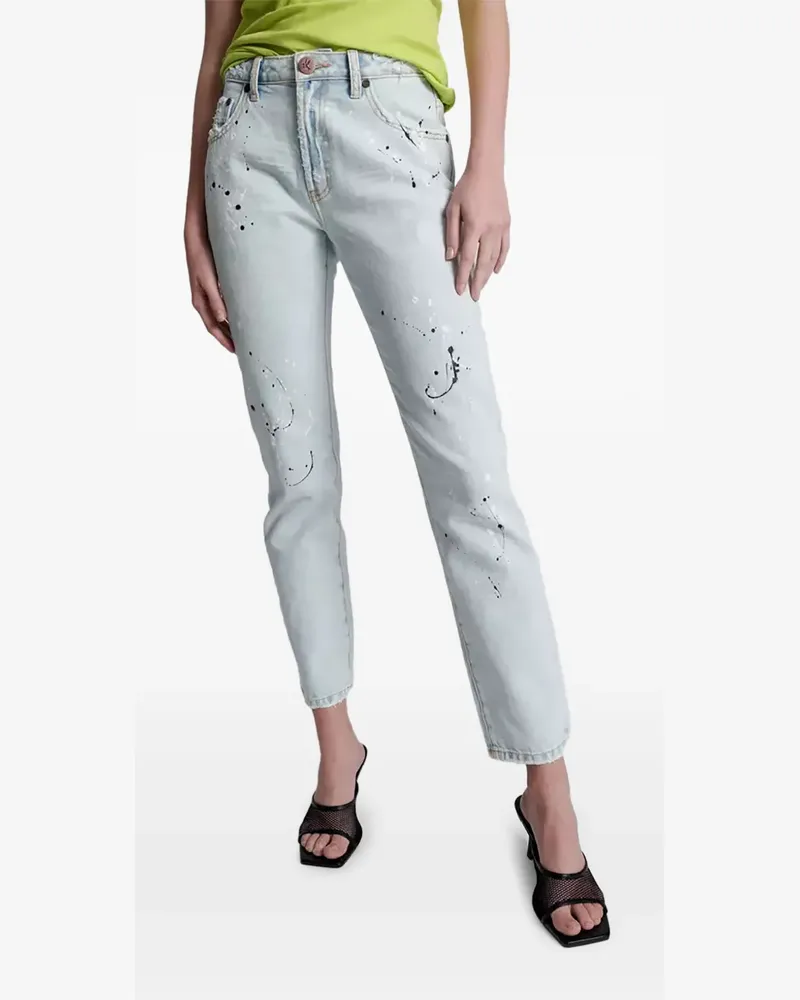 One Teaspoon Jeans mit geradem Bein - Blau Blau