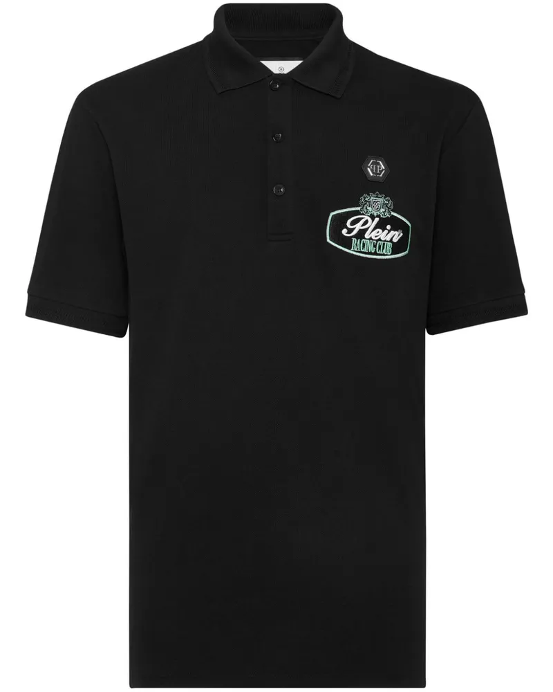 Philipp Plein Racing Club Poloshirt - Schwarz Schwarz