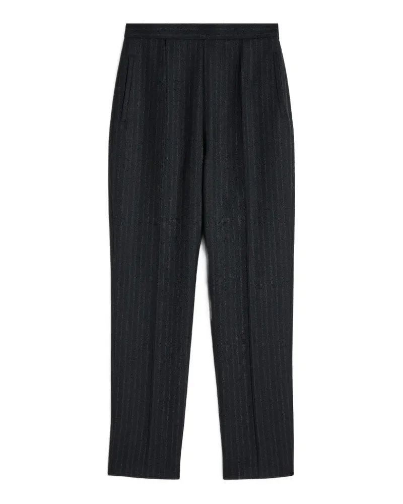 Jil Sander Bundfaltenhose mit Nadelstreifen - Blau Blau