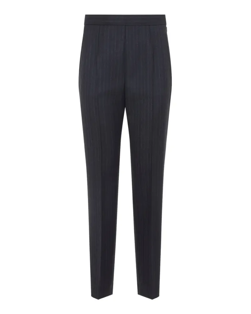 Jil Sander Bundfaltenhose mit Nadelstreifen - Blau Blau