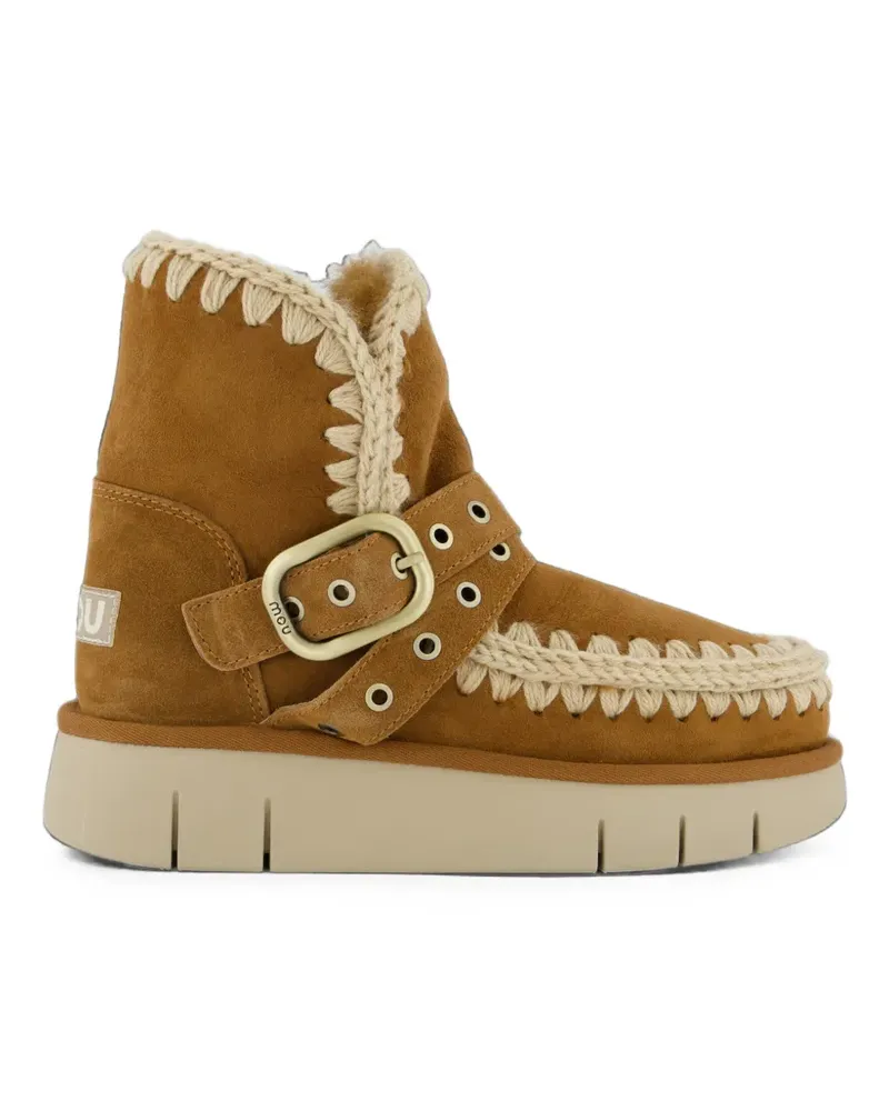 Mou Eskimo Bounce buckle-strap boots - Braun Braun