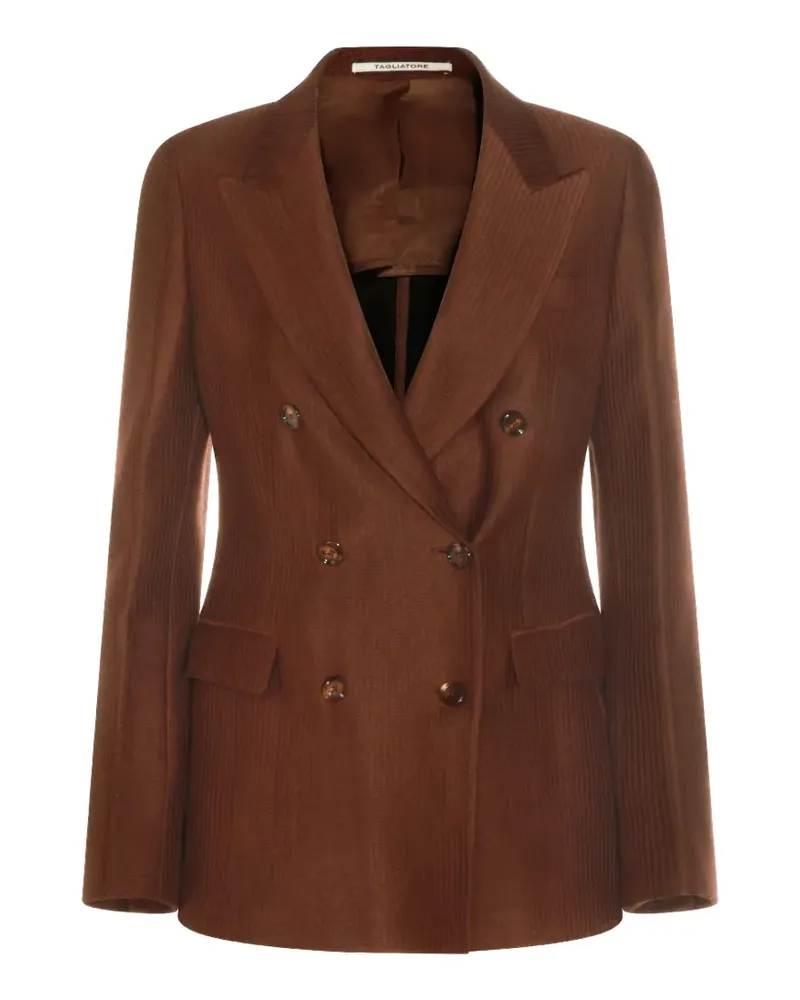 Tagliatore Parigi buttoned blazer - Braun Braun