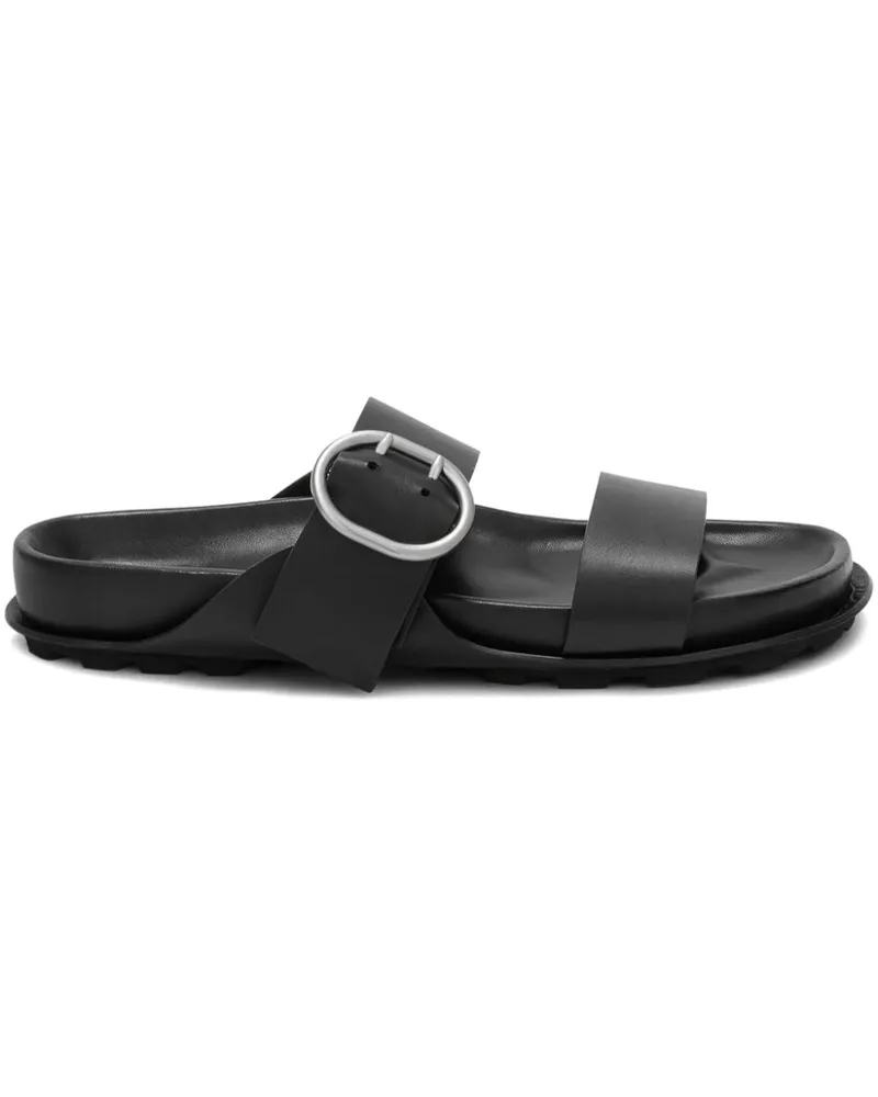 Jil Sander Flache Sandalen - Schwarz Schwarz