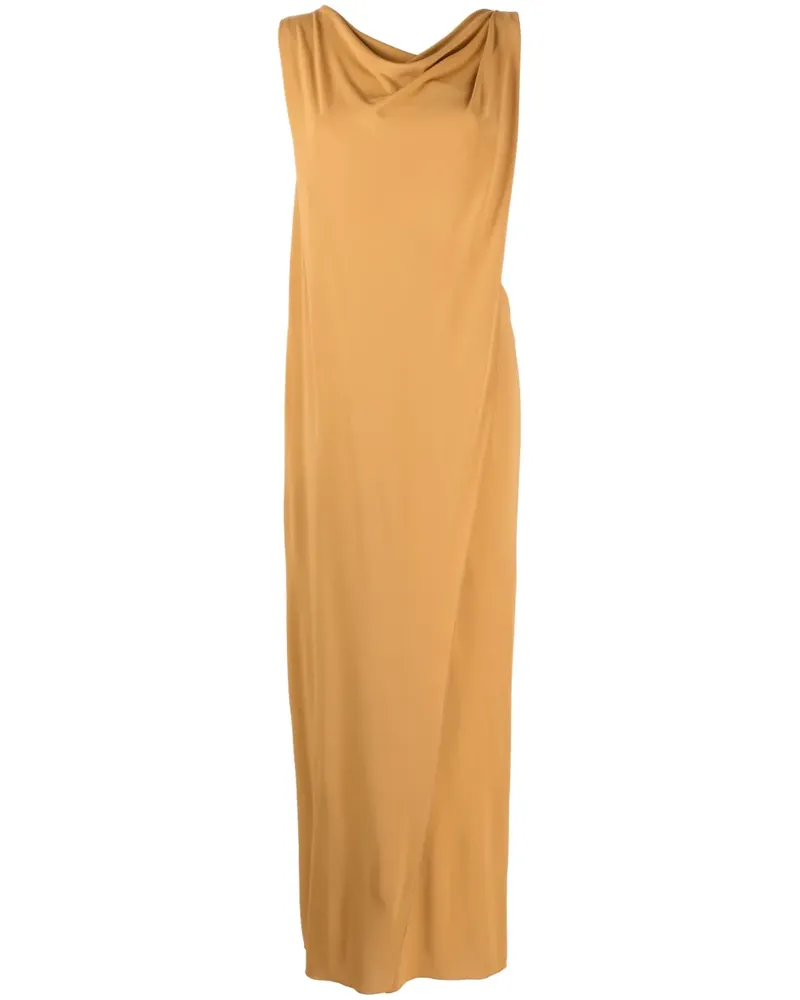 Alberta Ferretti Maxikleid mit Cut-Outs - Nude Nude