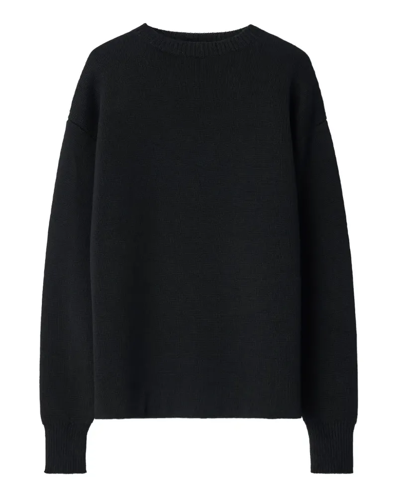 Christophe Lemaire boat-neck sweater - Schwarz Schwarz