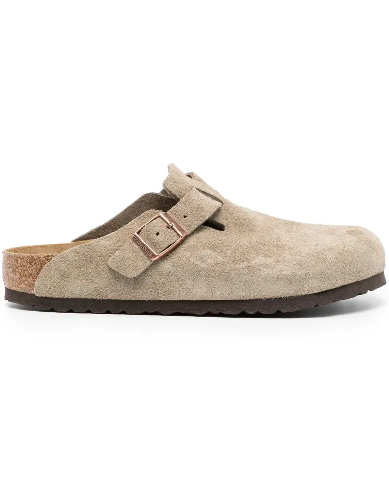 Birkenstock Boston suede slippers - Braun Braun