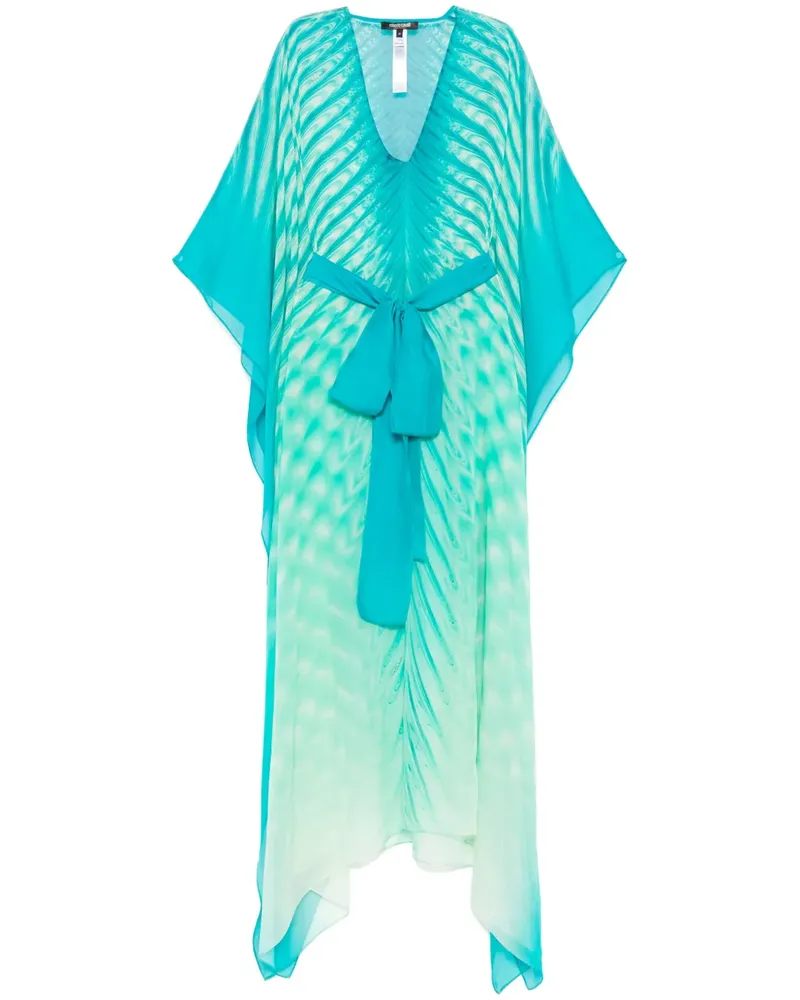 Roberto Cavalli Maxikleid mit Print - Blau Blau
