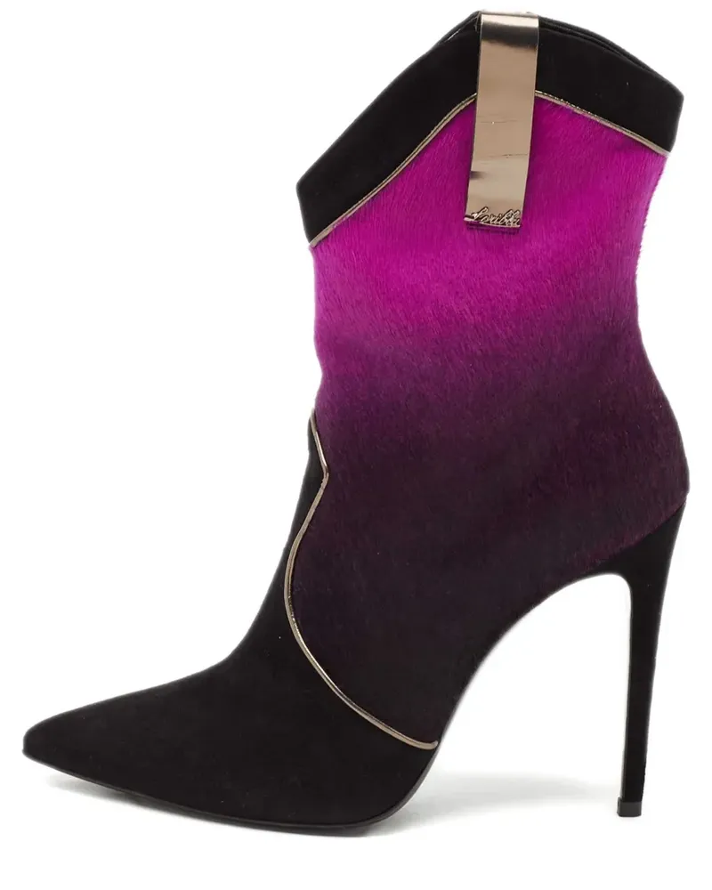 Loriblu Cowboystiefel aus Kalbshaar 120mm - Violett Violett