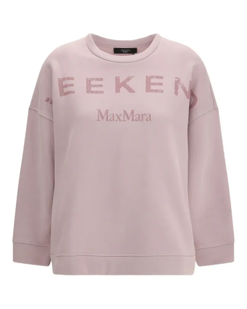 Max Mara Sweatshirt mit Logo-Print - Rosa Rosa