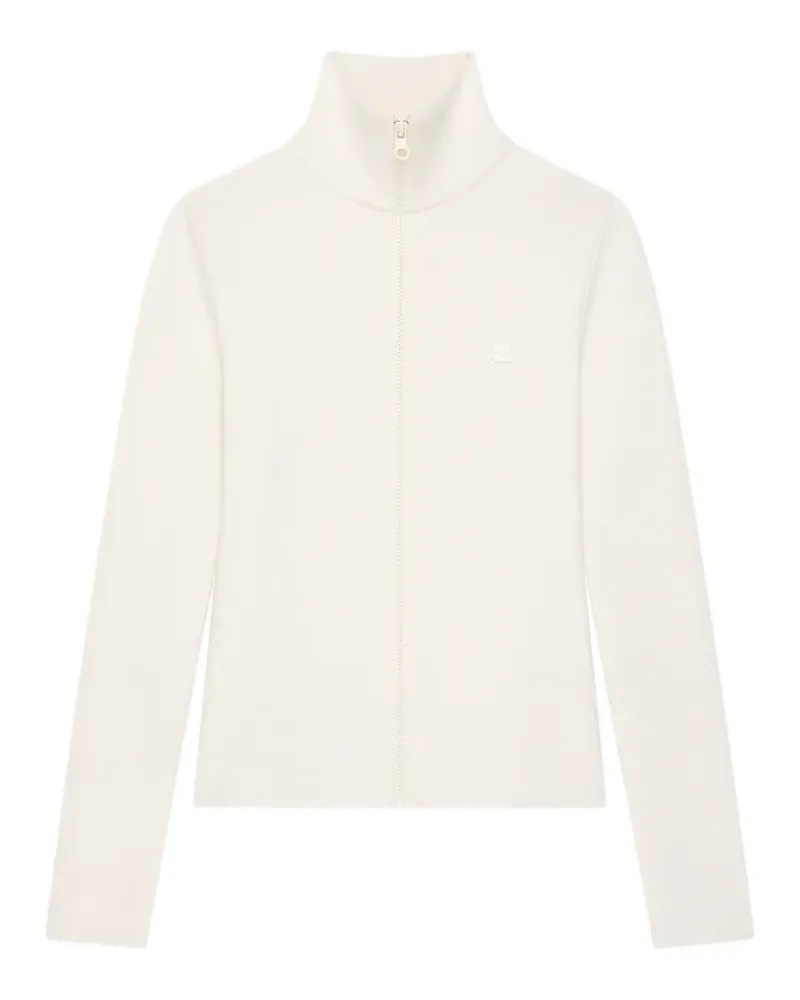 Courrèges Cardigan mit Reißverschluss - Nude Nude