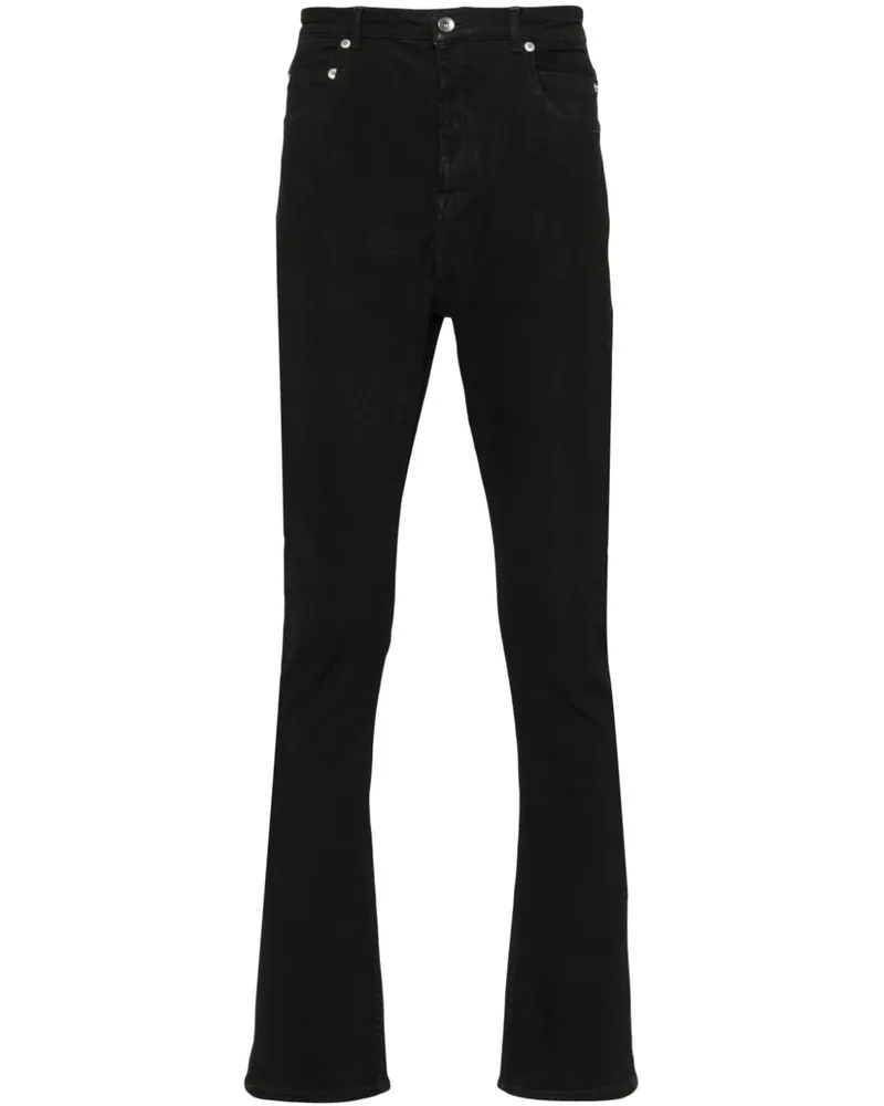 DRKSHDW by Rick Owens Halbhohe Skinny-Jeans Schwarz