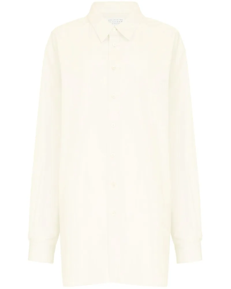 Maison Margiela Hemd im Oversized-Look - Nude Nude