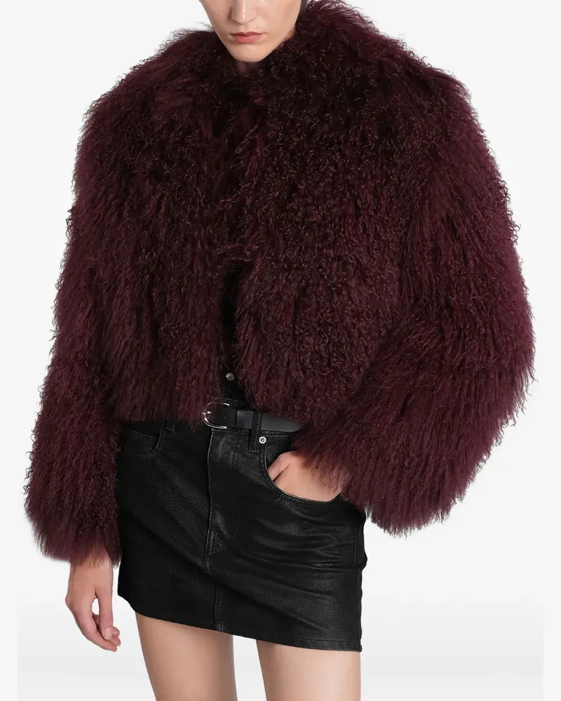 Salvatore Santoro Jacke aus Faux Shearling - Rot Rot