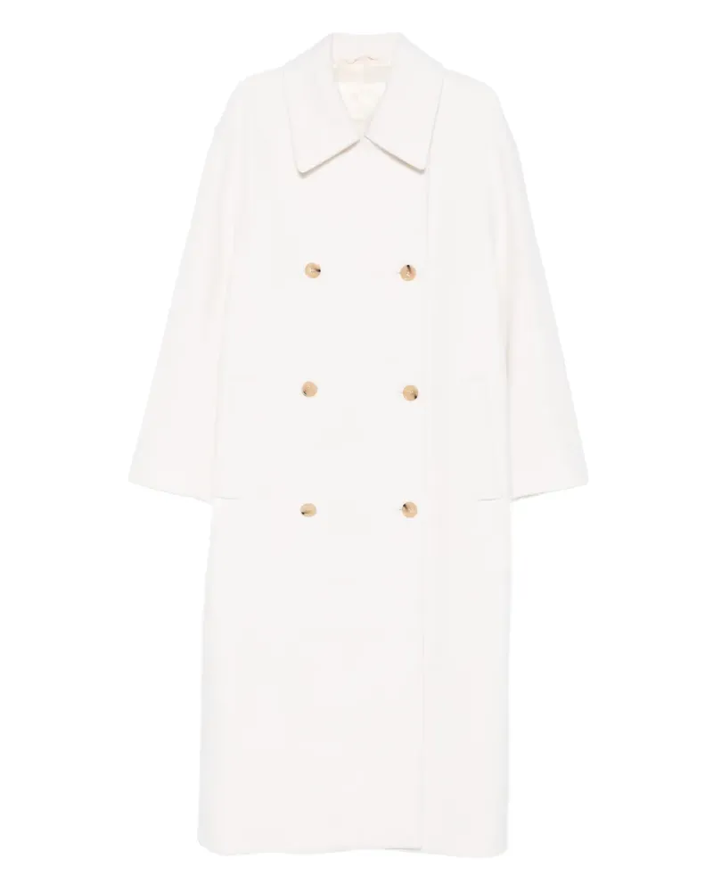 Totême Doppelreihiger Mantel - Nude Nude