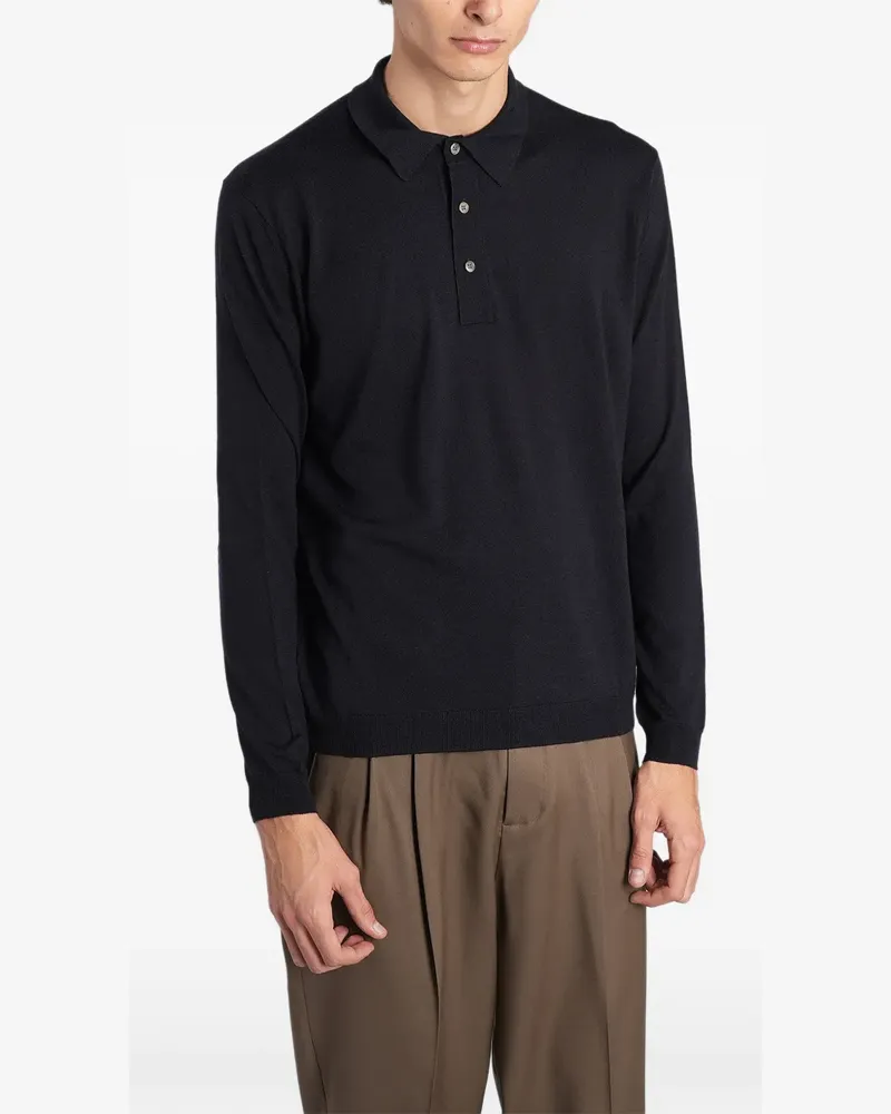 Low Brand K153 Poloshirt - Schwarz Schwarz