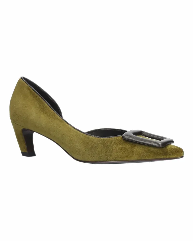 Bibi Lou Bonnie Pumps aus Wildleder - Grün Grün