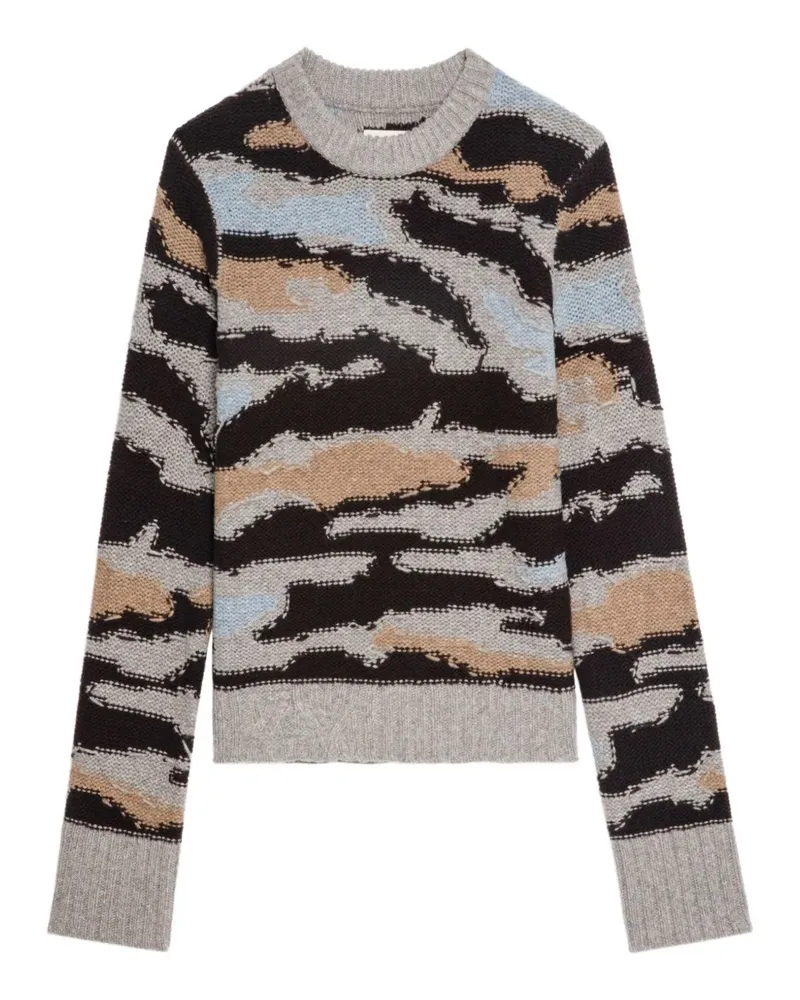 Zadig & Voltaire Gemusterter Malty Pullover - Braun Braun