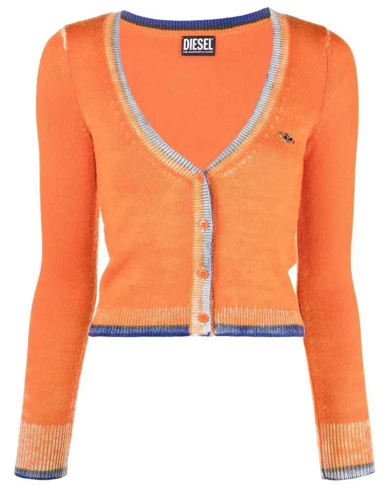 Diesel M-Arika Cardigan - Orange Orange