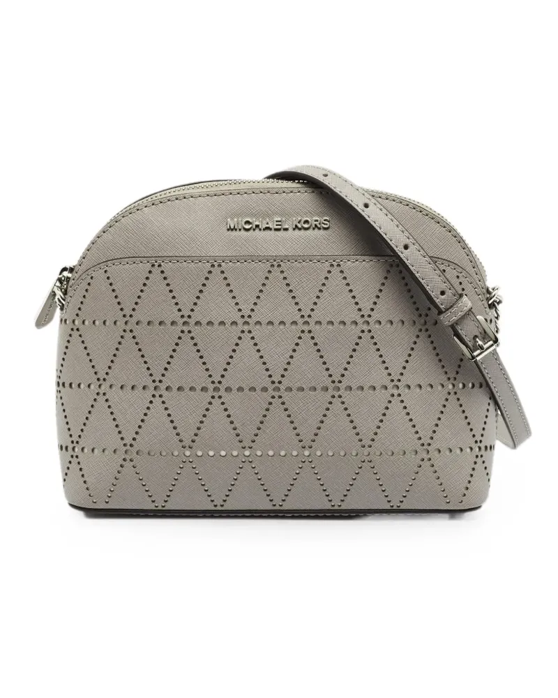 Michael Kors Emmy perforated shoulder bag - Grau Grau