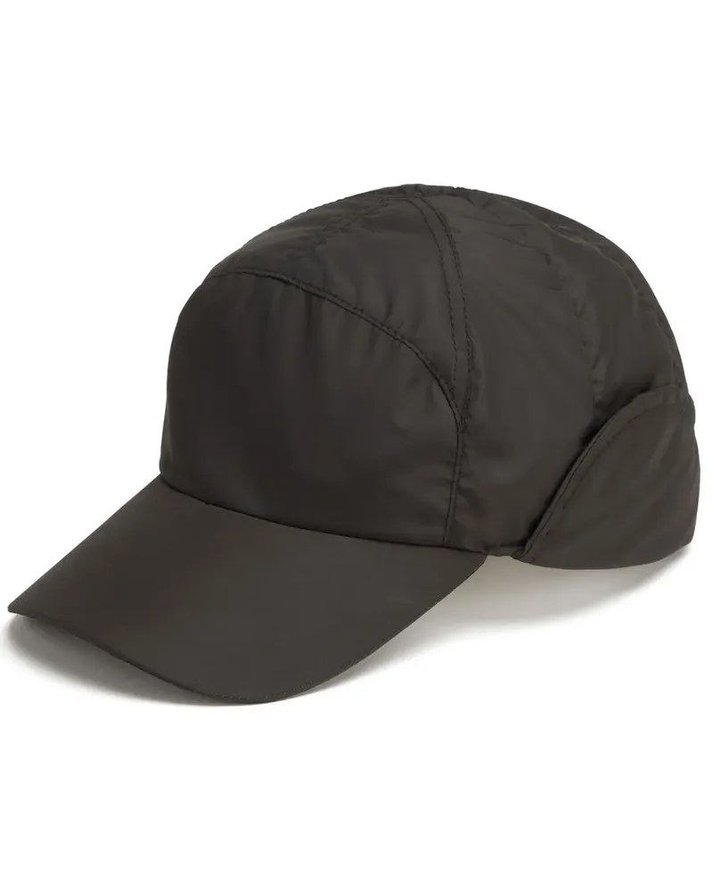 Ermenegildo Zegna Baseballkappe mit gebogenem Schirm - Schwarz Schwarz