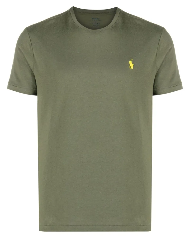 Ralph Lauren T-Shirt mit Polo Pony - Grün Grün