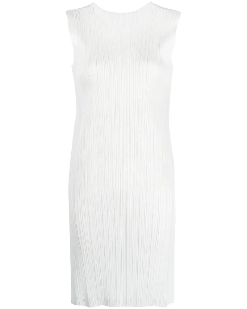 Issey Miyake Monthly Colors:March Kleid - Weiß Weiß