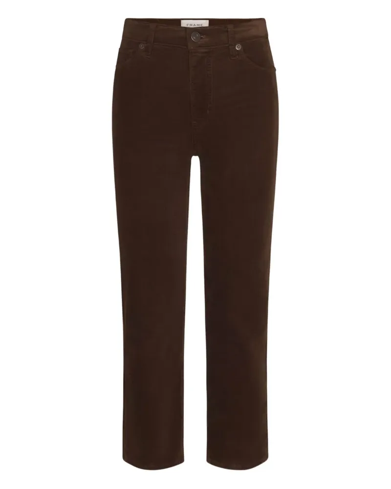 Frame Denim Straight-Leg-Hose aus Cord - Braun Braun