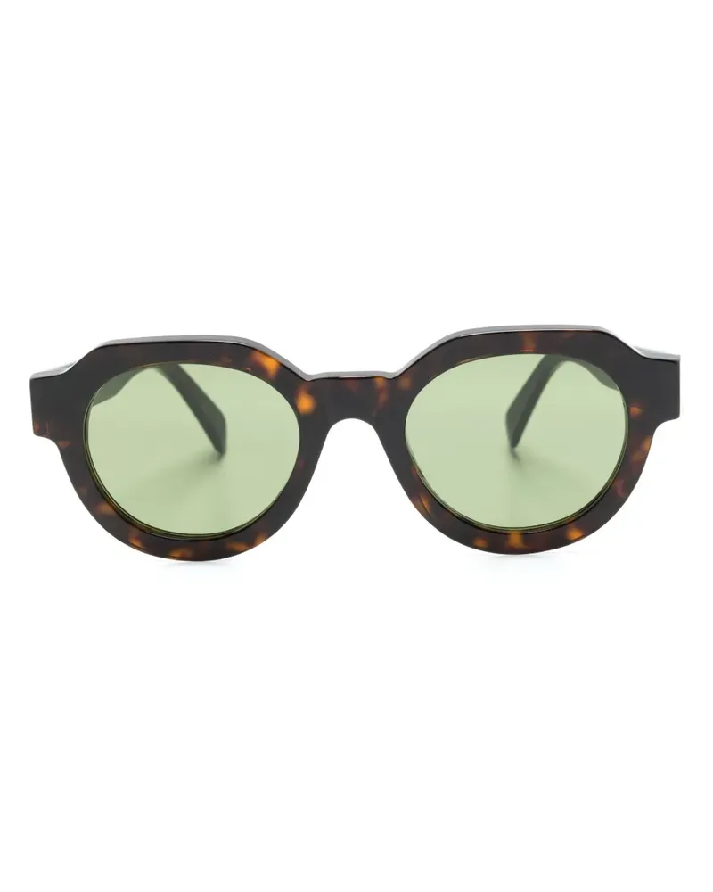 RETROSUPERFUTURE Vostro Sonnenbrille mit ovalem Gestell - Braun Braun