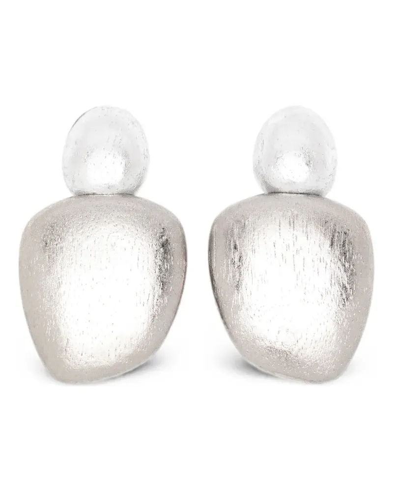 Monies Luma earrings - Silber Silber