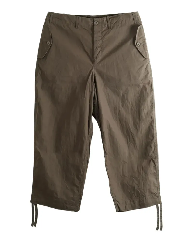 Casey Casey Abel cotton trousers - Braun Braun