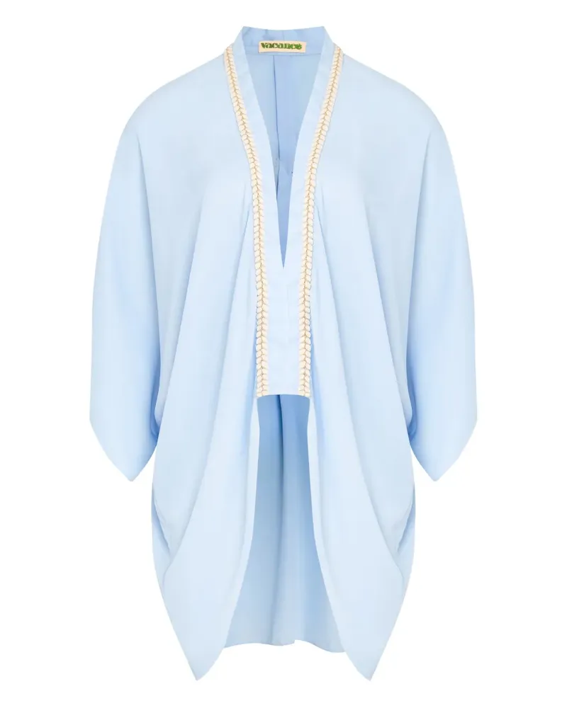 OLYMPIAH Jacke mit besticktem Kragen - Blau Blau