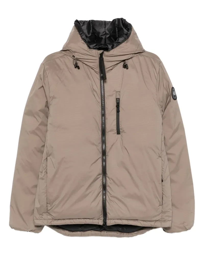 Canada Goose Lodge Kapuzenjacke mit Reiß - Braun Braun