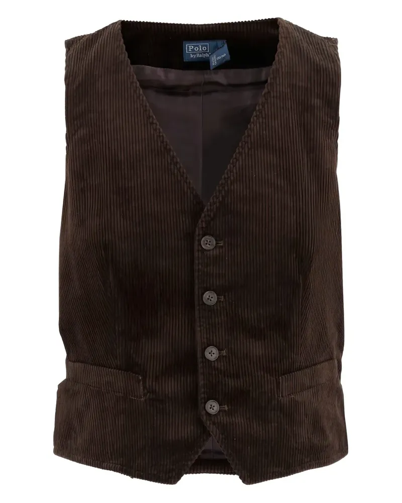 Ralph Lauren Weste aus Cord - Braun Braun