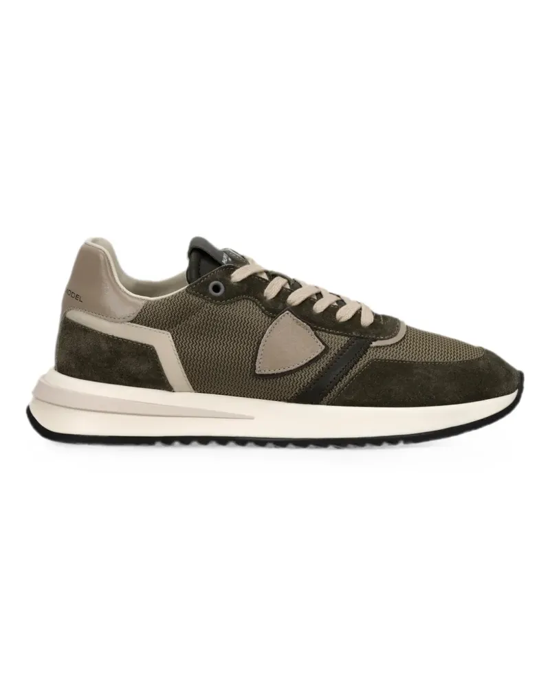Philippe Model Sneakers mit Logo-Patch - Grün Grün