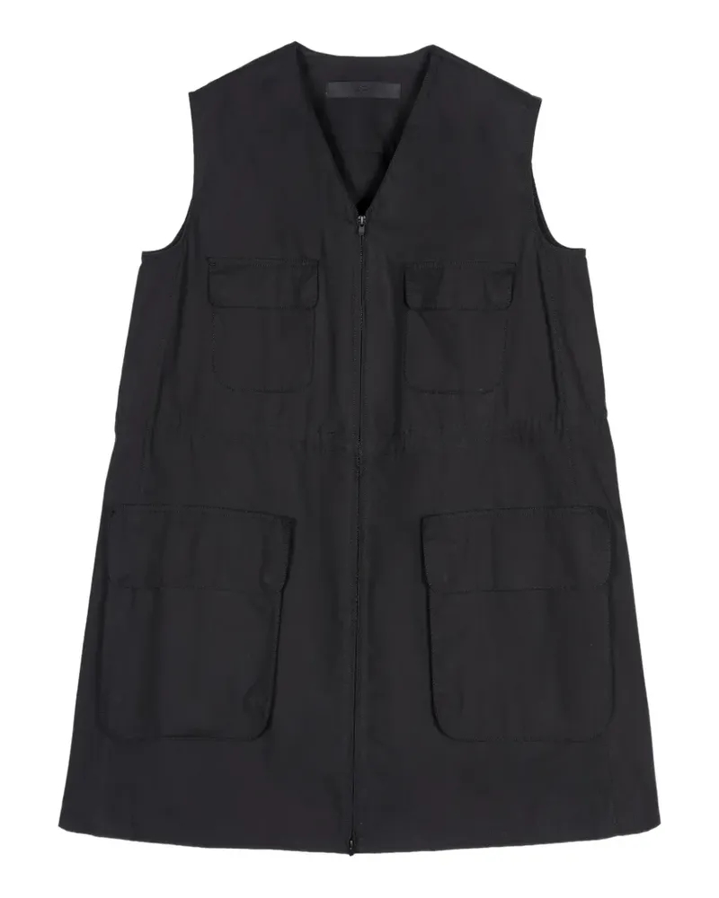 JNBY A-Linien-Minikleid mit aufgesetzten Taschen - Schwarz Schwarz