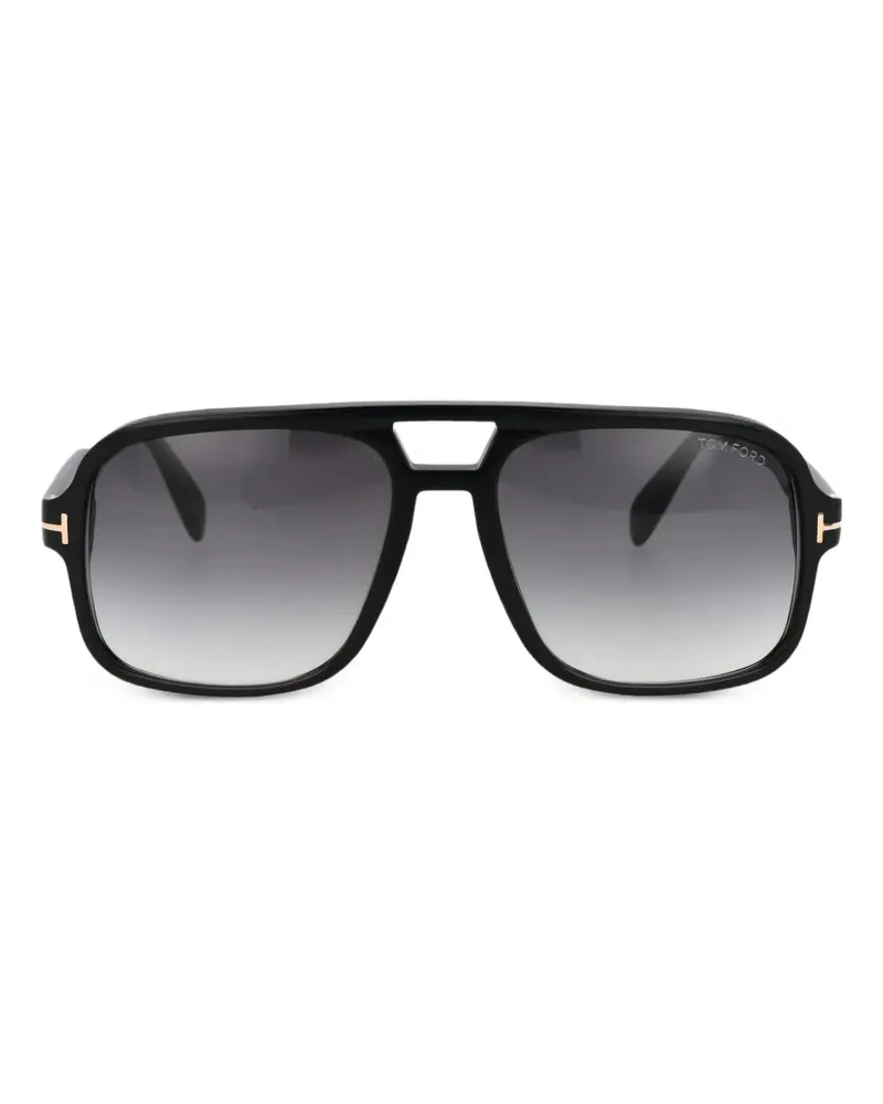 Tom Ford geometric sunglasses - Schwarz Schwarz