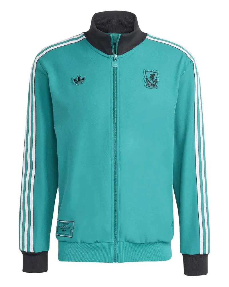 adidas logo-patch sweatshirt - Grün Grün