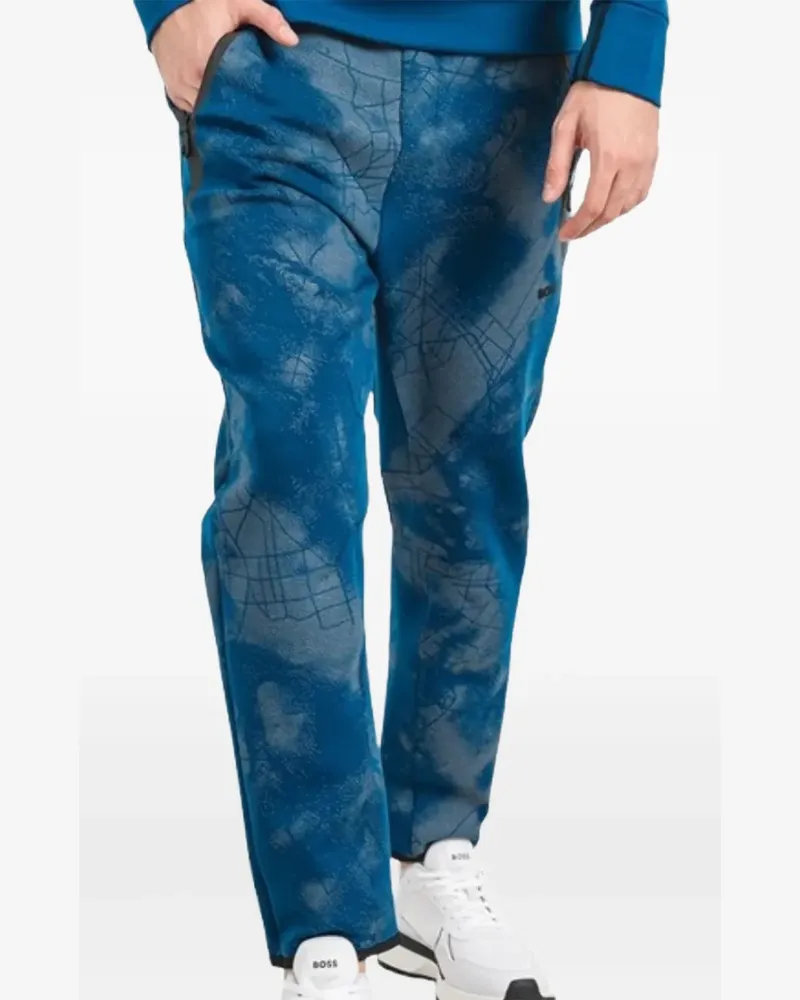 HUGO BOSS Havion "Blue" Jogginghose - Blau Blau