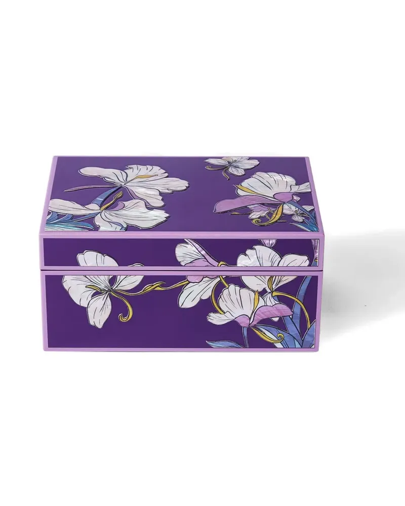 Shanghai Tang Ginger Flower jewellery box - Violett Violett