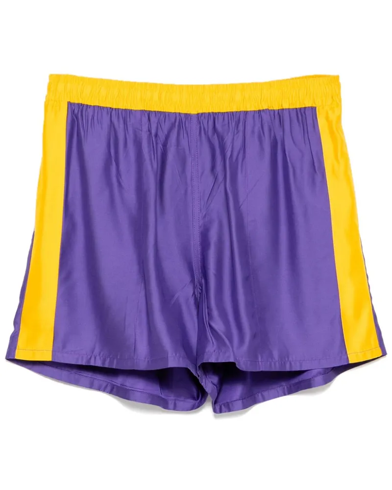 BODE Field Shorts aus Satin - Violett Violett