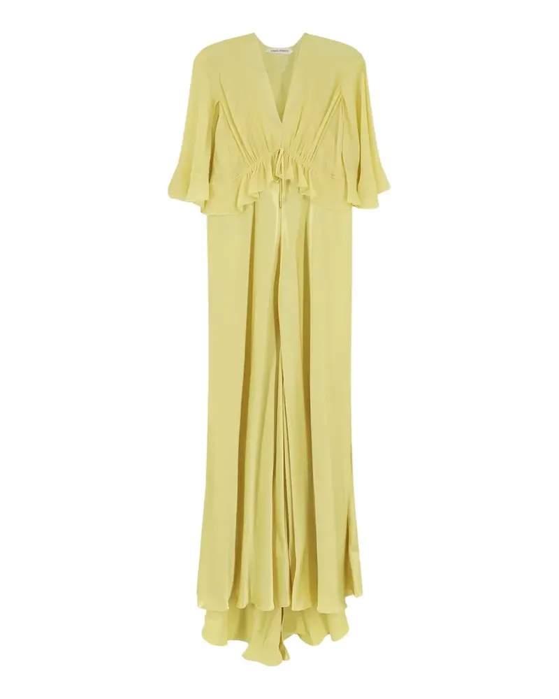 Alberta Ferretti V-neck maxi dress - Gelb Gelb
