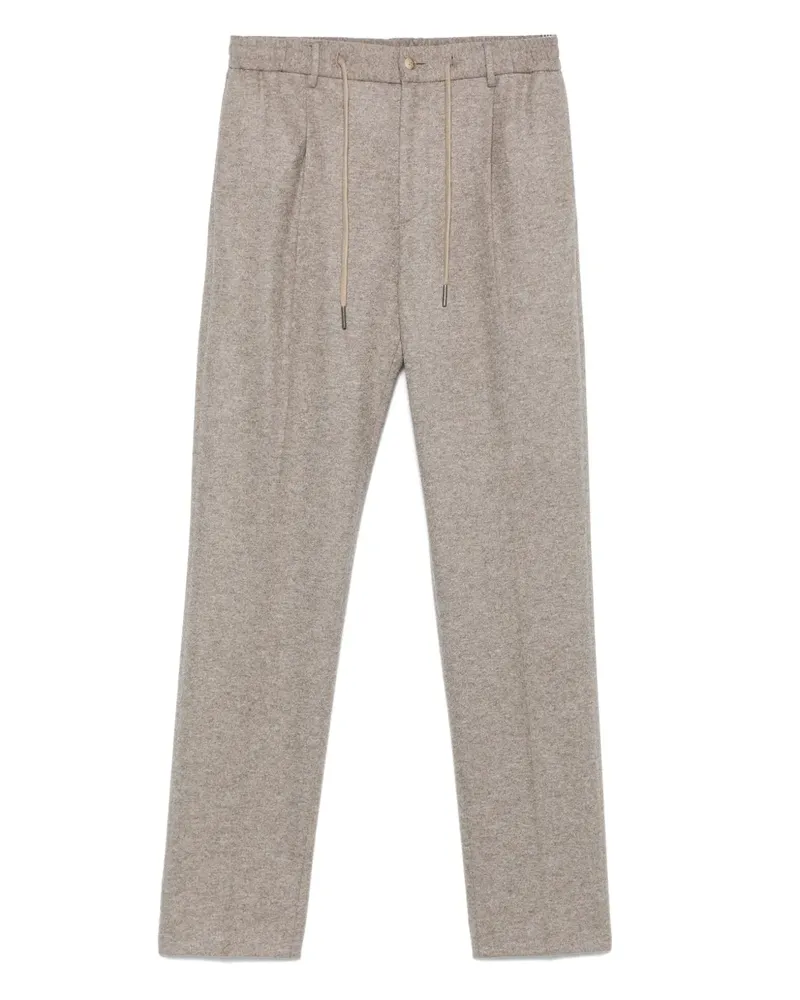 Tagliatore Hose mit Kordelzug - Braun Braun