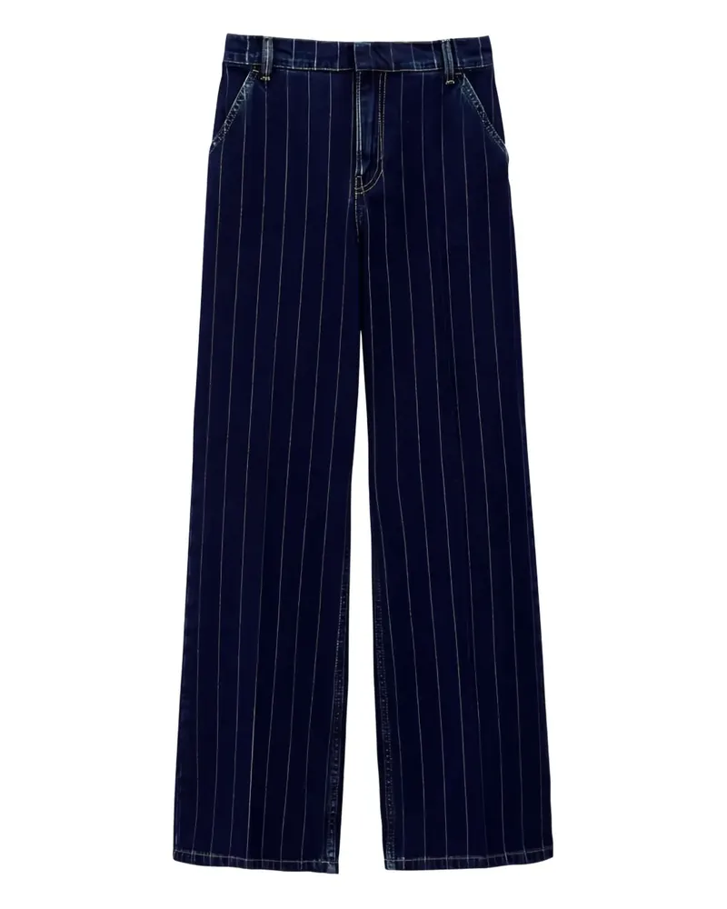 ba&sh Recchi striped jeans - Blau Blau