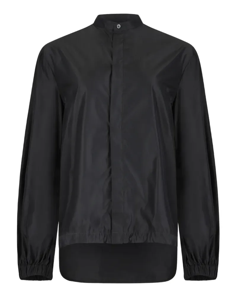 DOUUOD band-collar high-low shirt - Grau Grau