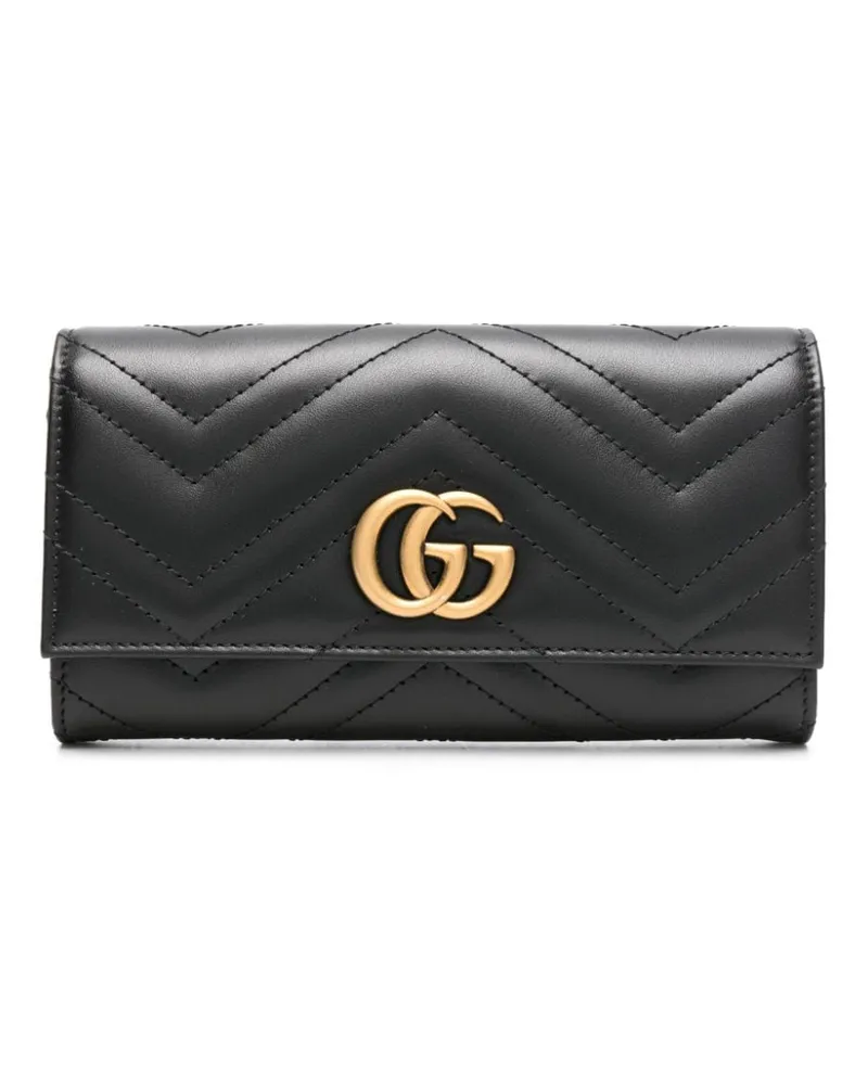 Gucci GG Marmont Portemonnaie - Schwarz Schwarz
