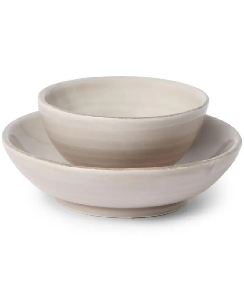 Brunello Cucinelli Schalen aus Keramik (2er-Set) - Braun Braun