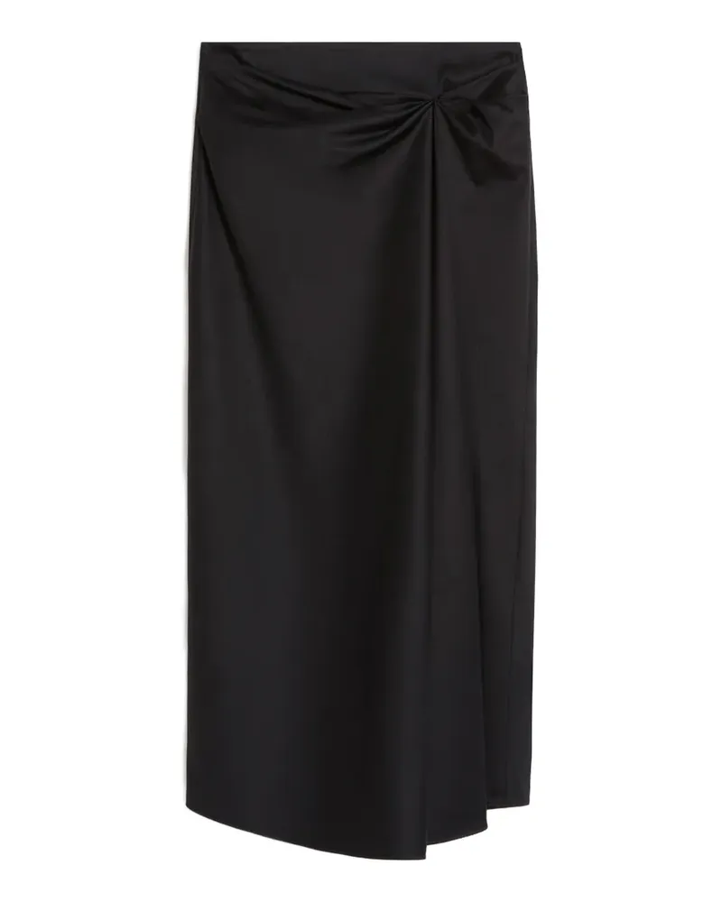 Max Mara knot-detail midi skirt - Schwarz Schwarz