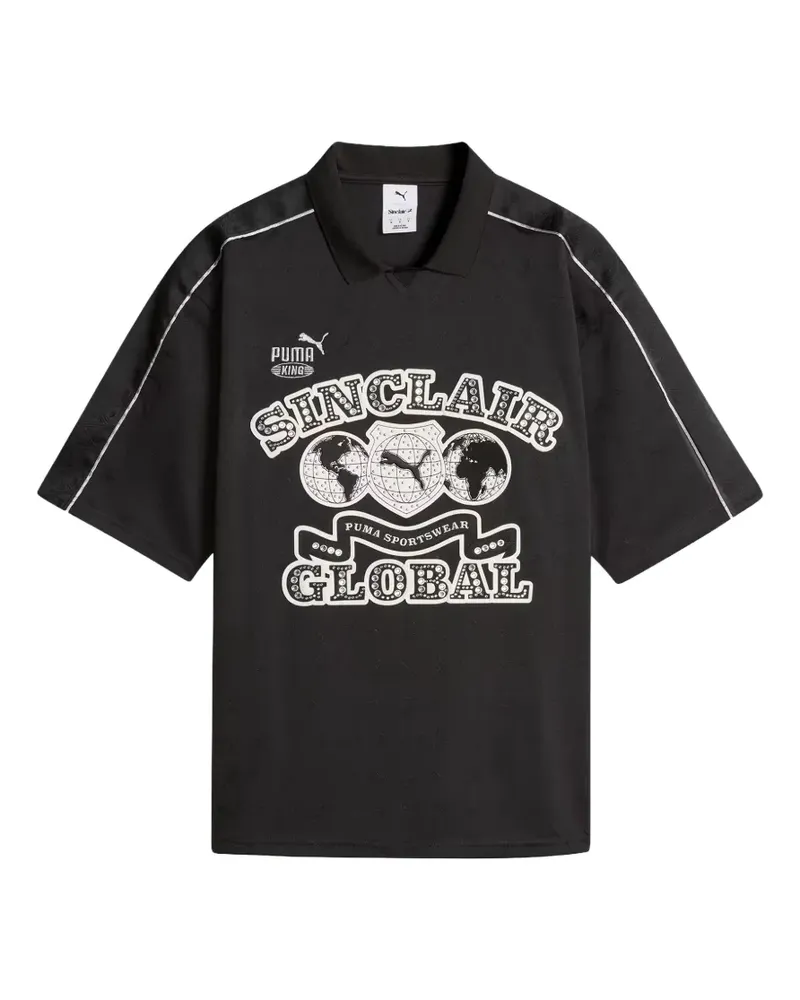 Puma x Sinclair logo-print T-shirt - Schwarz Schwarz