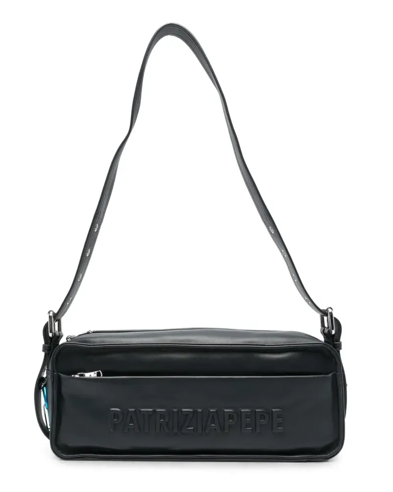 Patrizia Pepe leather shoulder bag - Blau Blau